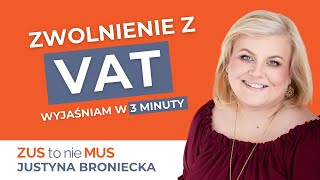 VAT – zwolnienie podmiotowe i przedmiotowe – co to oznacza [upl. by Alenoel]