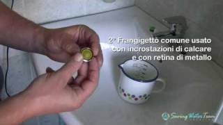 Test comparativo tra frangigetto e riduttori di flusso aerati [upl. by Tully774]