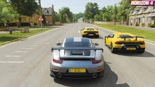 Forza Horizon 4  Porsche 911 GT2 RS  Goliath Race Gameplay [upl. by Korman]