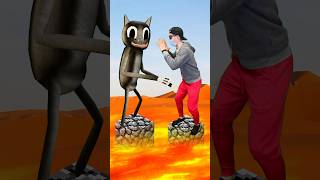 He shouted at Cartoon Cat yelled Lava funny video fun [upl. by Janelle760]