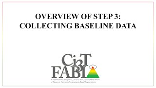 Overview of Step 3 Collecting Baseline Data [upl. by Albion]