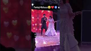 Prankstar pankaj rawat wedding dance with love twinkle glaim 🎉🫶🥳💍 couple dance wedding [upl. by Ellesor]