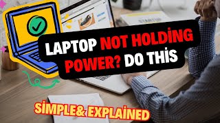 How to Fix Laptop Battery Not Holding a Charge [upl. by Aihsekan]