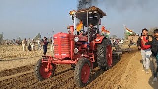 Belarus Tractor full power 2 Harrow 18x18 competitionChulkana village2019 [upl. by Enirbas]