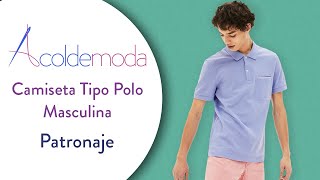 Cómo hacer el patrón de una CAMISETA POLO PARA HOMBRE  paso a paso  DIY [upl. by Lurline925]