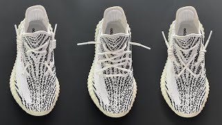 HOW COOL TO LACE UP YEEZY BOOST 350 4 WAYS [upl. by Odlabso229]