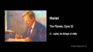 Gustav Holst  Holst  IV Jupiter the Bringer of Jollity [upl. by Beck]