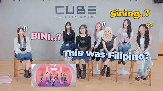 Korean Idols Listen to Popular Filipino Songs 2024 ft LIGHTSUM [upl. by Fiertz]