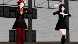 MMD KiLLER LADY  Yanderechan amp Infochan [upl. by Doowle113]