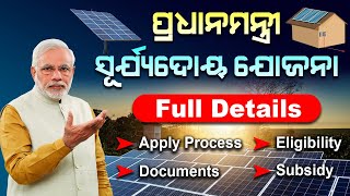 Pradhan Mantri Suryoday Yojana Full Details  Online Apply Process Eligibility Documents amp Subsidy [upl. by Annua]