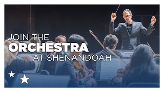 Join the Orchestra at Shenandoah Conservatory [upl. by Amees]