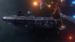 Epic Cinematic Space Battle  Stellar Warfare  NPC Wars 04 [upl. by Naryt]