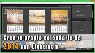 433 Crea tu propio calendario de 2014 desde Lightroom [upl. by Adaurd]