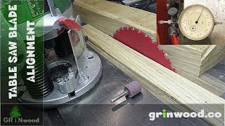 🟢 Table Saw Alignment for Perfect Clean Cuts [upl. by Meraree]