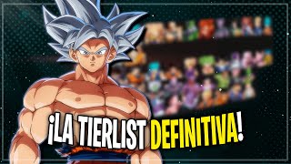 He CREADO la TIER LIST DEFINITIVA de 2024 para DRAGON BALL FIGHTERZ [upl. by Hairahcez]