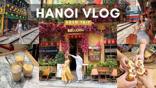 vietnam travel vlog 🇻🇳 6 days hanoi itinerary famous local eats aesthetic places [upl. by Manolo]