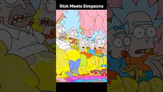 Rick in Springfield A Simpsons Story The Simpsons S26E22 film shorts rickandmorty [upl. by Artie]