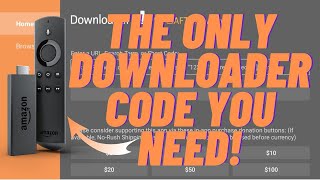 The ONLY Downloader Code You NEED For Your Amazon Firestick [upl. by Neffets]