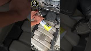 Throttle Cleaning on a Mercedes Boost Power amp Efficiency automobile [upl. by Acinot]