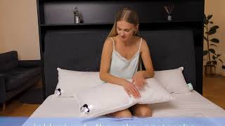 Amazon product advertising video with model for hypoallergenic pillows [upl. by Nuris885]