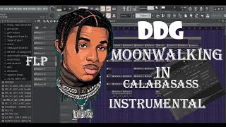 DDG  Moonwalking In Calabasas INSTRUMENTAL  free Flp [upl. by Leizo]