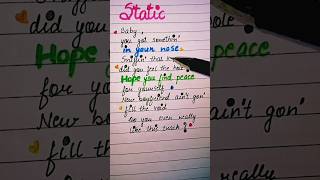 Static songlyrics static stevelacy lyrics shorts song [upl. by Trebma]