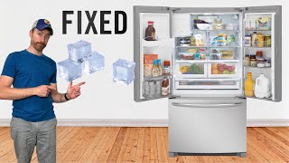 Not Enough Ice on Frigidaire French Door Refrigerator  How to Install Freezer Icemaker frigidaire [upl. by Campbell949]