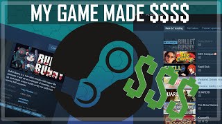 How Much my Steam Game Made in 1 month [upl. by Petromilli]