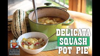 Family Recipes Delicata Squash Pot Pie [upl. by Notyep409]