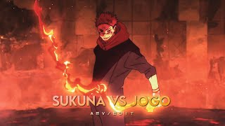 4K Sukuna vs Jogo  Jujutsu Kaisen Season 2 AMVEdit [upl. by Joub]