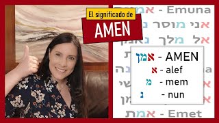 La palabra AMEN en el judaismo Cual es el significado de Amen [upl. by Akceber176]