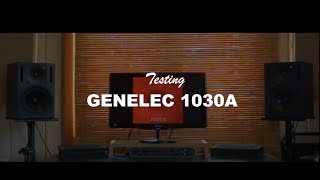 Genelec 1030A Test [upl. by Dodson]