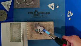 Firing Metal Clay With A Butane Torch [upl. by Mcclelland]