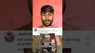 Instagram Funny Comments Reading 🤣 Pt 104  shorts funny youtubeshorts viral [upl. by Danice322]