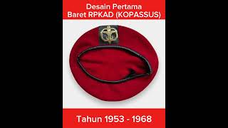 DESAIN PERTAMA BARET KOPASSUS Baretkopassus RPKAD Kopassus baretTNI infotni [upl. by Alaehcim266]