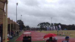 Australian Masters Athletics 100m final W50 at The Crest Bankstown 2015 [upl. by Kcirednek]