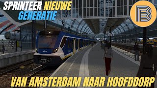 NL Met de Airport Sprinter naar Hoofddorp  Train Simulator Classic [upl. by Amlez355]