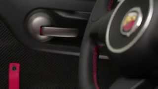 Abarth 695 biposto Interior Design  AutoMotoTV [upl. by Ltsyrk]