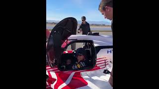 Verstappen Getting Into The Acura For A Test Drive [upl. by Anitap]