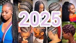 🔥2025 New and Latest African Braiding Hair Hairstyles for Women 1👍💯 [upl. by Donall428]