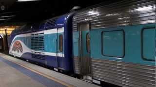 A Countrylink XPT Train at Central Station Sydney [upl. by Avle]