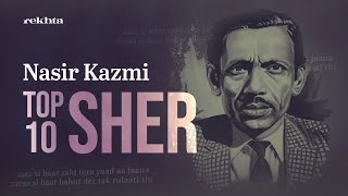 Nasir Kazmi Ki Shayari  Top 10 Urdu Sher  Rekhta [upl. by Kiah]