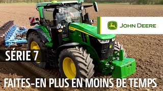 Tracteurs série 7R de JOHN DEERE  faitesen plus en moins de temps [upl. by Schiff]