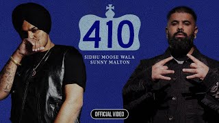 410 Official Video Sidhu Moose Wala  Sunny Malton  410 Song  Moose wala [upl. by Anaujik]