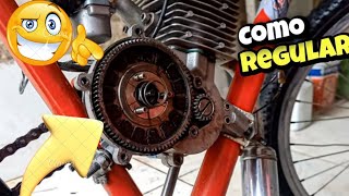 Como regular EmbreagemHow to adjust clutch da BIKE MOTORIZADA deslizando [upl. by Ivonne13]