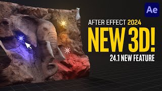 After Effects 241 New Feature Easy Image To 3D [upl. by Eirolav]