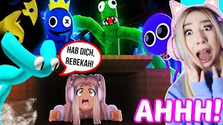 BEKI noob spielt neue RAINBOW FRIENDS chapter 2 roblox Full Game innerhalb 24 STUNDEN Good Ending [upl. by Bullion]