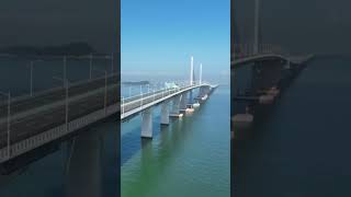 Curiosidades sobre a maior ponte marítima do mundo engenharia construçãocivil construction [upl. by Noll]