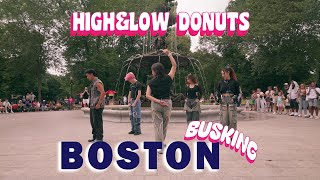 KPOP IN PUBLIC  NEWBEAT Busking NewJeans ATEEZ BTS and more  Live Performance by HUSH BOSTON [upl. by Frayne]