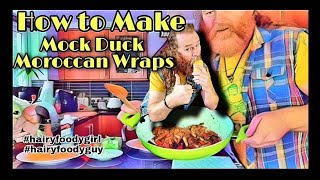 How to Make Moroccan Mock Duck Wraps Taste Test amp Review Linda McCartney Vegan Hoisin Shredded Duck [upl. by Peacock603]